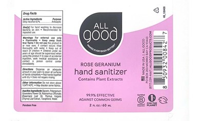 1 (Alg Rose Geranium Hs Spray)